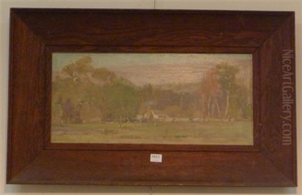 A Selector's Home Oil Painting by Robert Eagar Taylor-Ghee