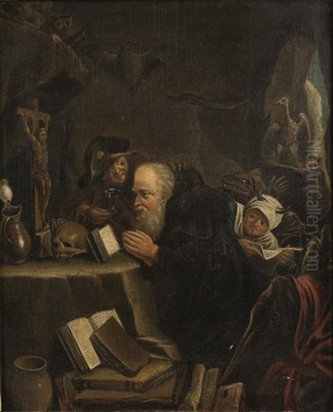 La Tentation De Saint Antoine Oil Painting by David The Elder Teniers