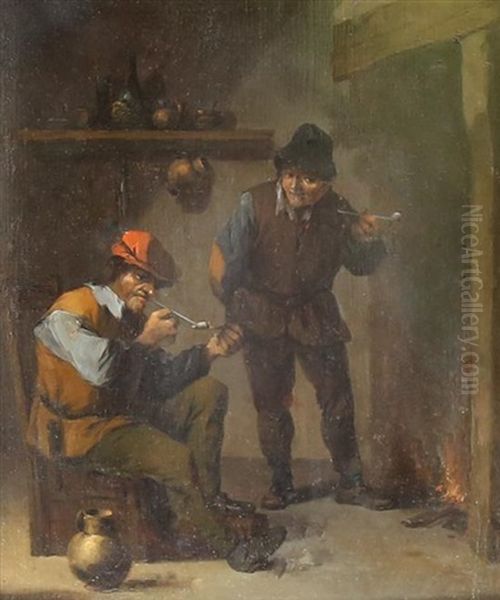 The Cronies Oil Painting by David The Elder Teniers