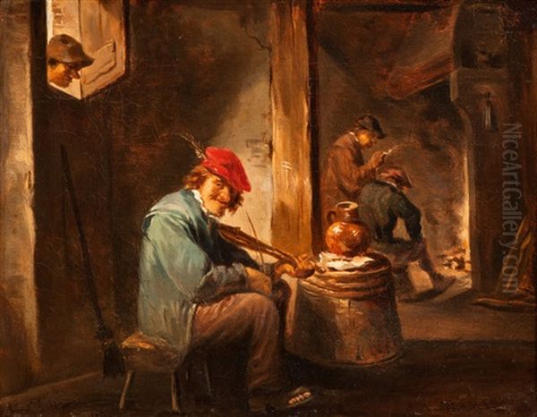 Genreszene Oil Painting by David The Elder Teniers