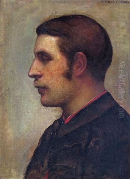 Portrait Of Henry Morton Stanley Oil Painting by Dorothy, nee Tennant Stanley