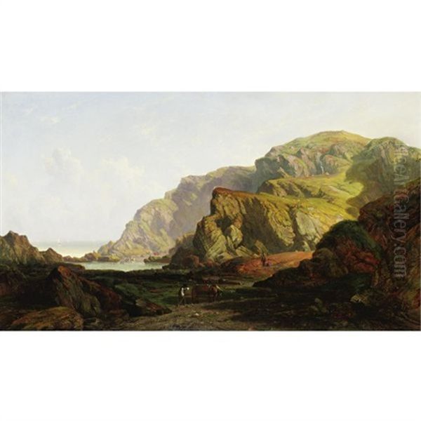 Glennabbey, North Wales Oil Painting by John F Tennant