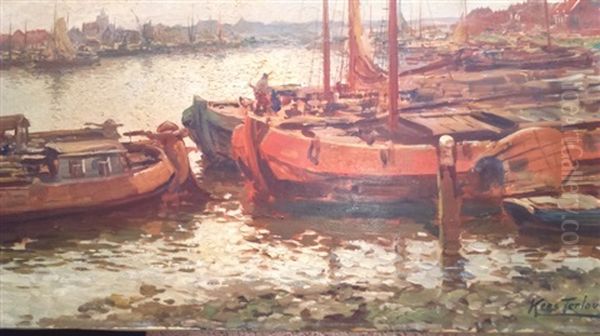 Le Port Oil Painting by Kees Terlouw