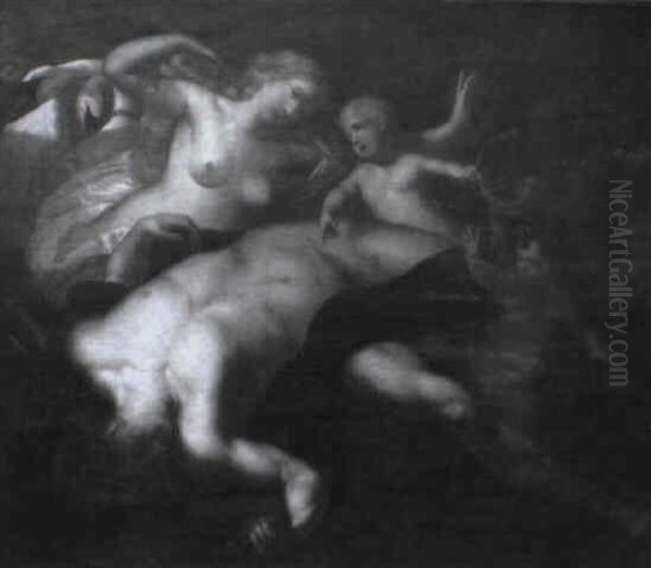 La Mort D'adonis Oil Painting by Augustus Terwesten