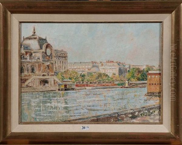 Quai D'orsay Oil Painting by Pierre Thevenet