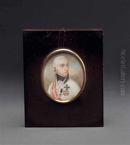 Erzherzog Karl, Der Sieger Von Aspen Oil Painting by Bertha Maria Theresia Thoma