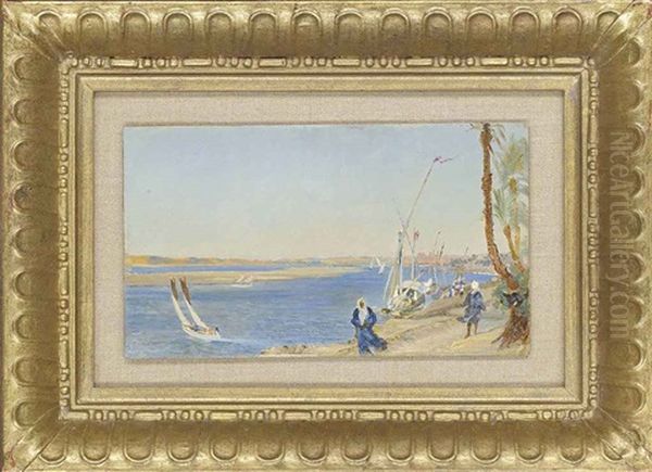 Our Dababeiah, The Fortat At Wadi Halfa Oil Painting by Lady (Elizabeth Southerden Thompson) Butler