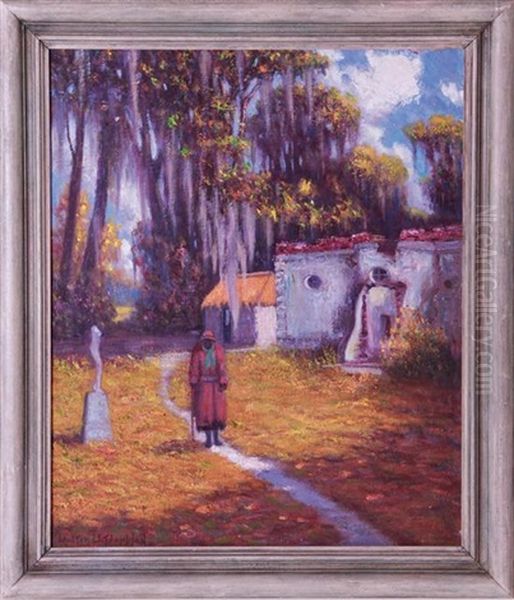 Ruins On Sapaloe Island Oil Painting by Walter Whitcomb Thompson