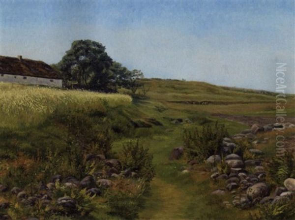 Flade Bakker, Frederikshavn Oil Painting by Benedikt Thorarinn Thorlakson