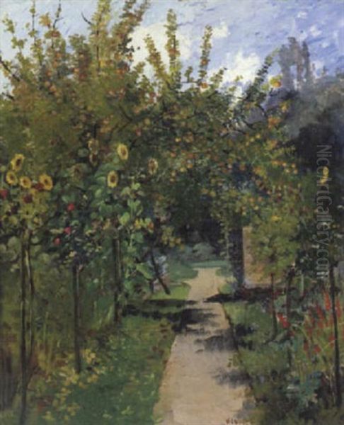 Bluhender Garten Oil Painting by (Princess) Margareta von Thurn und Taxis