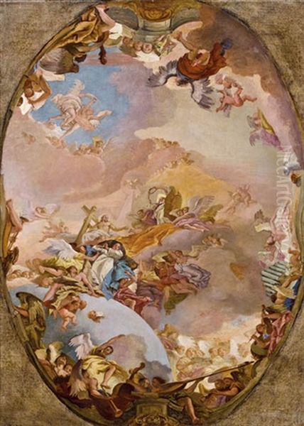 Der Triumph Des Glaubens Oil Painting by Lorenzo Tiepolo
