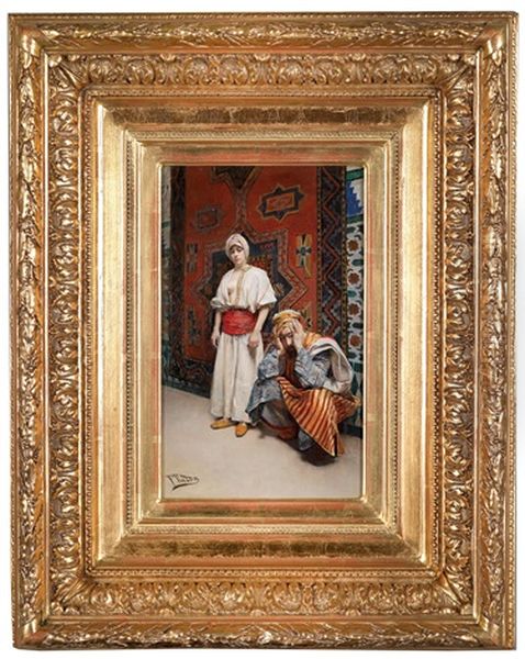 Orientalische Strasenszene Oil Painting by Fernando Tirado Y Cardona