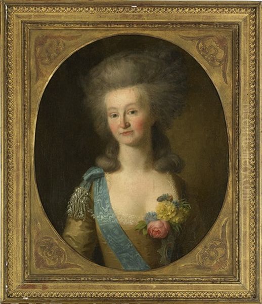 Portrait Of A Lady Oil Painting by Johann Heinrich Wilhelm Tischbein I