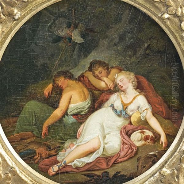 Le Repos De Diane Oil Painting by Johann Heinrich Wilhelm Tischbein I