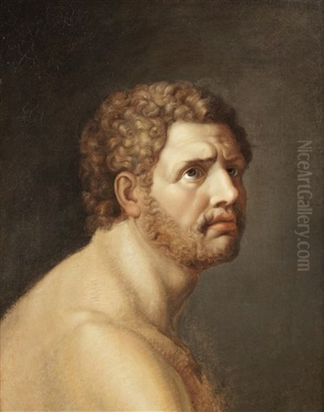 Achilles Oil Painting by Johann Heinrich Wilhelm Tischbein I