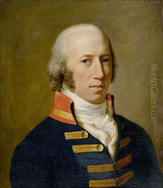 Portrait Von Ernst Friedrich Herbert Graf Zu Munster Oil Painting by Johann Heinrich Wilhelm Tischbein I