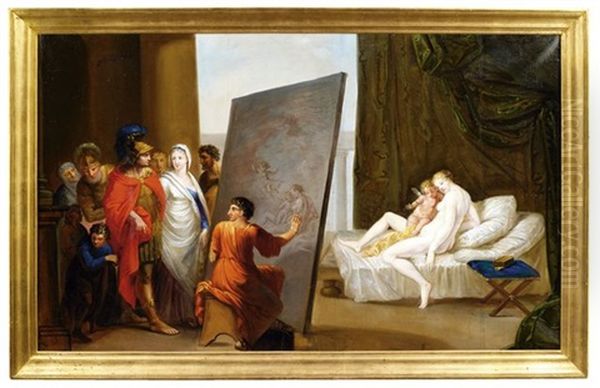 Alexander Der Grosse Im Atelier Des Apelles Oil Painting by Johann Heinrich Wilhelm Tischbein I