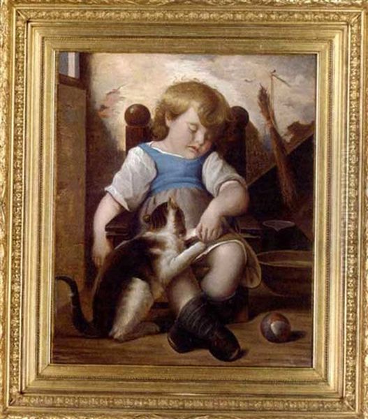 An Opportunity For Refreshment Oil Painting by Ange Tissier