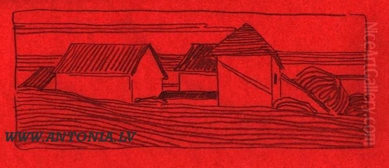 Normandy Oil Painting by Karlis Brencens