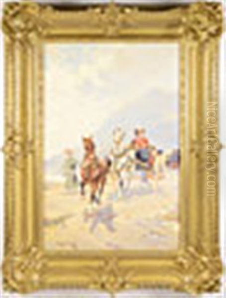 Hackney Oil Painting by Alfredo Tominz