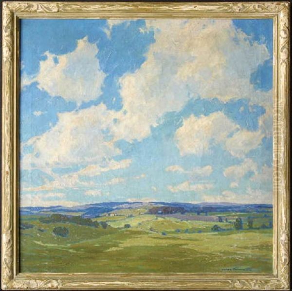 Atmospheric Landscape Oil Painting by James Topping