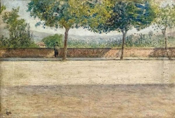 Mattino Oil Painting by Angiolo Torchi