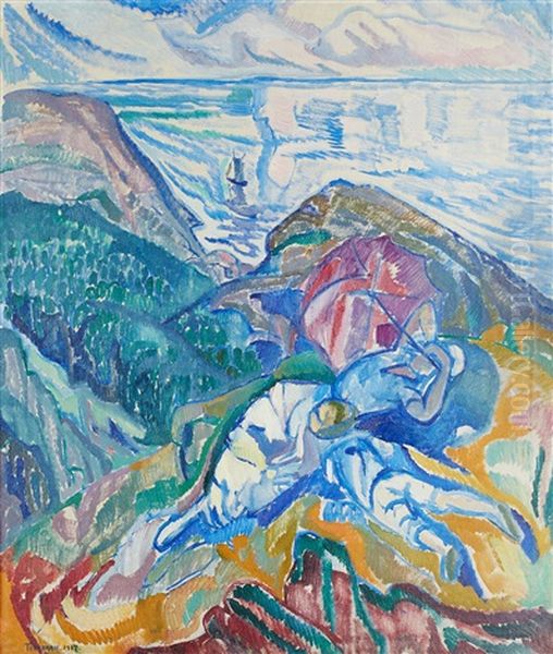 Fran Kullen, Molle Oil Painting by Axel Toerneman