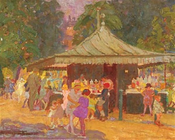 St. James' Park Oil Painting by Sarah Thompson Townsend