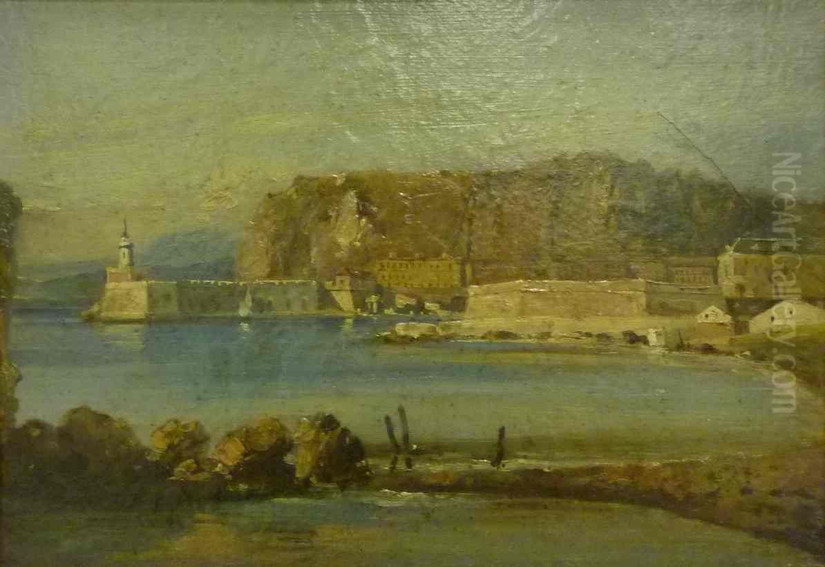 Entree Du Port De Nice Oil Painting by Dominique Trachel