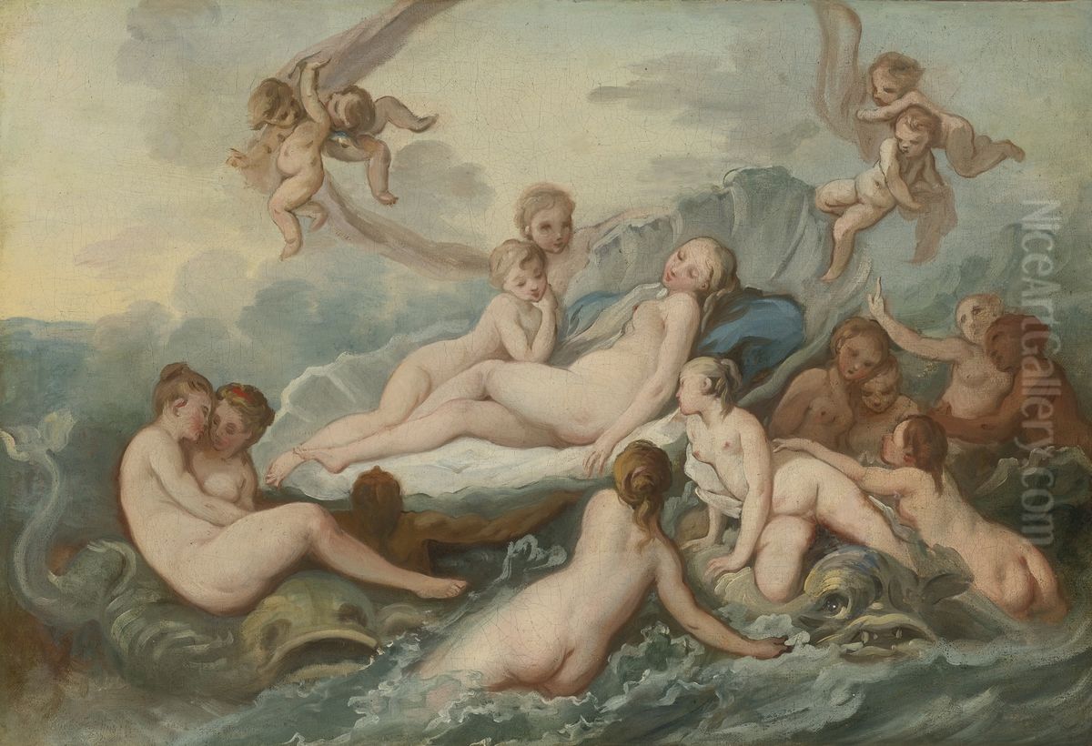 The Birth Of Venus Oil Painting by Pierre Charles Tremolieres