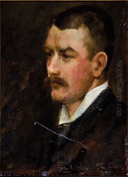 Herrenportrait Oil Painting by Pierre Troubetzkoy