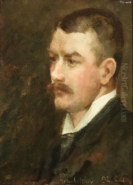 Bildnis Eines Herrn Oil Painting by Pierre Troubetzkoy