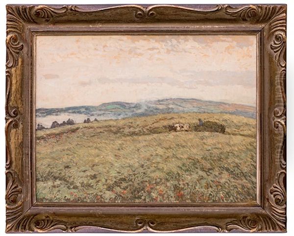 Vetrny Den Oil Painting by Josef Ullmann