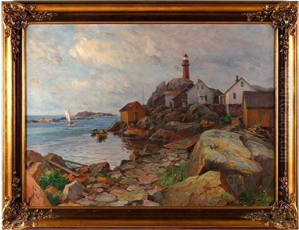 Fyr, Sydnorge Oil Painting by Even Ulving