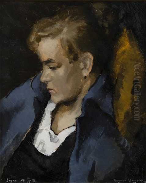 Signe Oil Painting by Ragnar Ungern