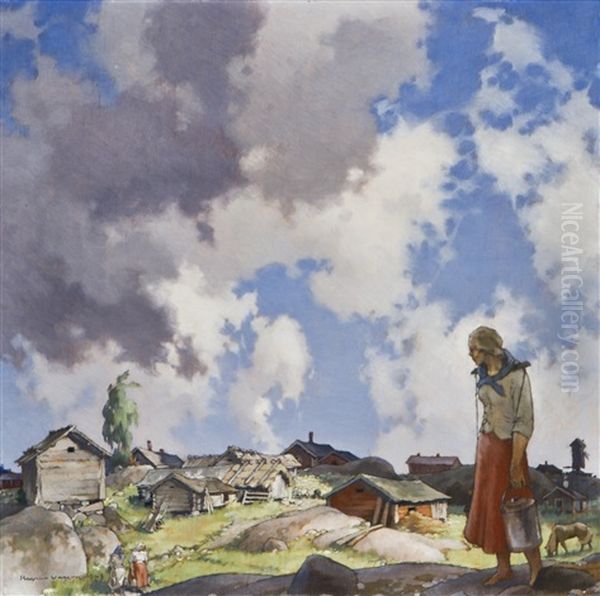 Archipelago Oil Painting by Ragnar Ungern