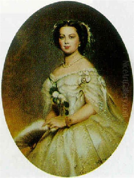 En Av Drottning Victorias Dottrar Oil Painting by Walter Chamberlain Urwick