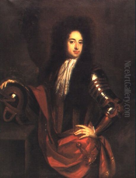 Portrait Of Sir Robert Henley, 2nd Bt, 1709 Oil Painting by Jan van der Vaardt