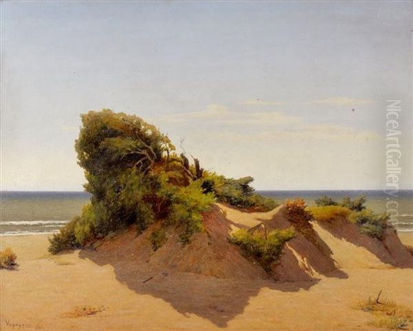 Marina Di San Vincenzo Oil Painting by Memo Vagaggini