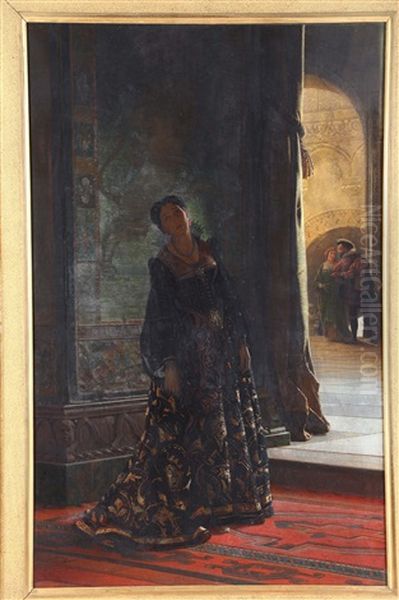 Figura Femminile Oil Painting by Francesco Valaperta