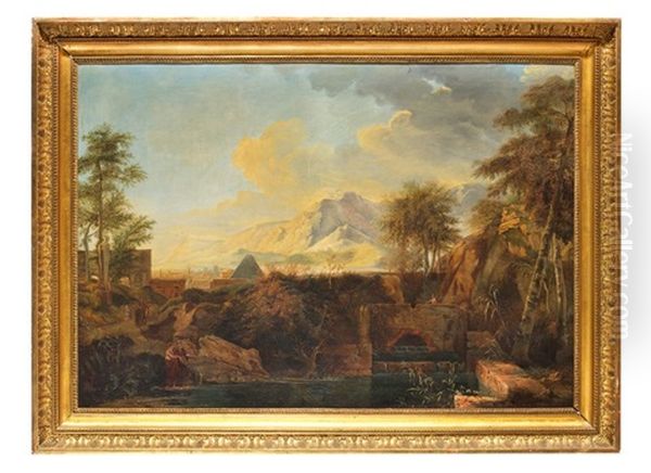 Paysage Classique Oil Painting by Pierre-Henri de Valenciennes