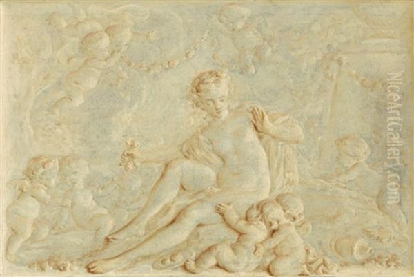 Venus Et Les Amours Oil Painting by Anne Vallayer-Coster