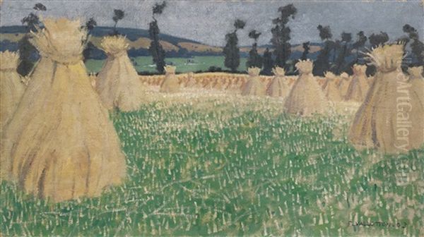 Les Bles, Arques-la-bataille Oil Painting by Felix Vallotton