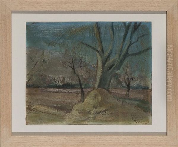 Monticulo Con Arboles Oil Painting by Emilio Varela