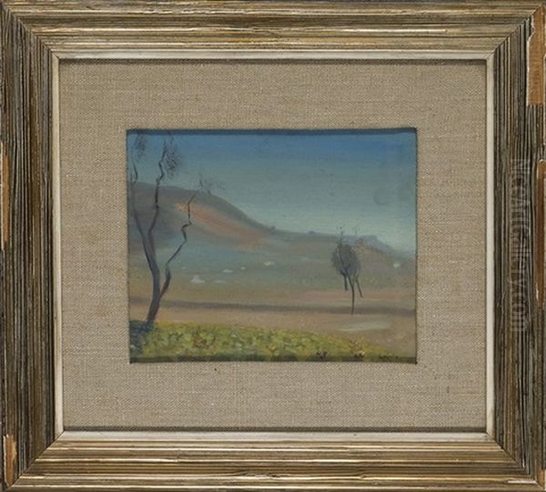 Paisaje Con Arboles Oil Painting by Emilio Varela