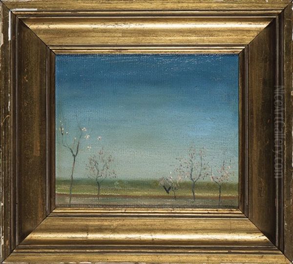 Almendros En Flor Oil Painting by Emilio Varela