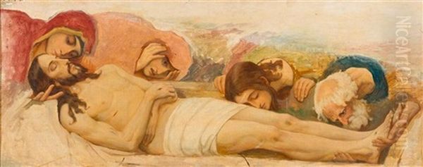 Beweinung Christi Oil Painting by Viktor Vasnetsov