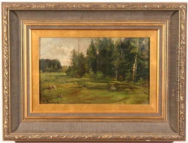 Summer In The Forest Oil Painting by Viktor Vasnetsov