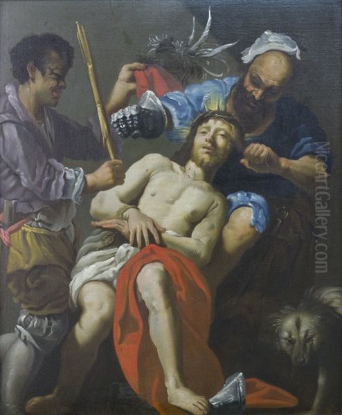 The Mocking Of Christ Oil Painting by Pietro della Vecchia