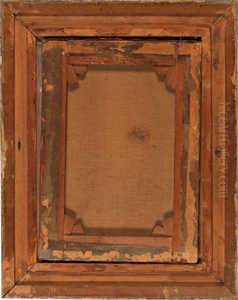 Portrait Of A Young Woman In A Red Dress Oil Painting by Eduard Veith